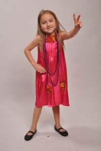 1960s Child pink hippy Costume