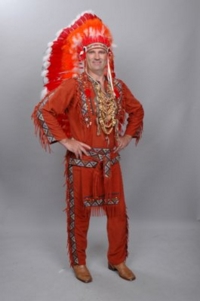 Red Indian Costume