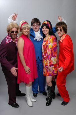 Austin Powers Group Costumes Amazing Transformations