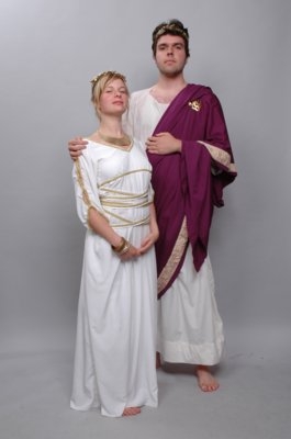 Roman Couple Costumes - Amazing Transformations